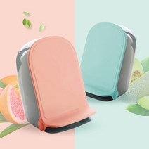 작은 쓰레기통 음식물쓰레기 밀폐 페달 휴지통 5L, 자몽핑크