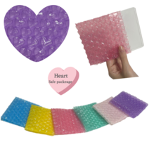 그라인드 하트뽁뽁이 1장 에어캡 포카 탑로더 포장, 블루 (탑로더들어감)