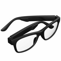 3D VR AR 스마트안경 블루투스 무선 CSR 안경 골전도 헤드폰 IP67 방수 원 클릭 응답 전화 선글라스 호환 가능, [03] black lense
