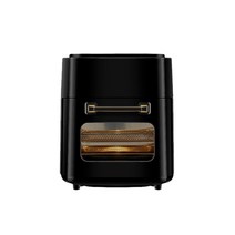 업소용 튀김기 튀김기계 소형 상업용 터키 로스터 멀티 전기 에어 프라이어 1400W 스마트 오일 프리 없, [03] black, [02] 한국플러그