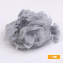 Fenrry알파카 곱슬 섬유 18 색 10g30g50g 양모 펠트 DIY 바늘 펠팅 로빙 특히 푸들비숑 및 양용, 50 그램, 13, 13+50g