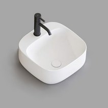 PP048 도기볼세면기 탑볼세면기-BT세면대 세면기 세면볼 도기볼, CH 엔틱블랙 유리볼 자동폽업, I트랩(바닥배수)