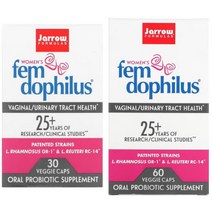 자로우 포뮬러스 펨 도피러스 여성용 유산균 50억 베지 캡슐 30정 60정 중 택 1, 1개, 베지 캡슐 60정