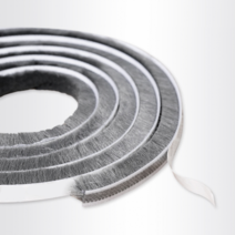 외풍차단 접착식 모헤어 문풍지(10M) (모길이15mm) 창문 틈새 바람막이 우풍 문풍지, 상세페이지 참조