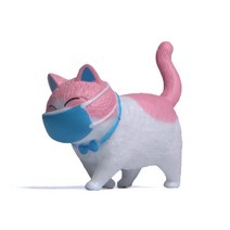 귀여운 고양이 장식품 kawaii 벨 고양이 동물 요정 정원 인형 액세서리 홈 장식 데스크탑 모델 생일 선물 gif, 31