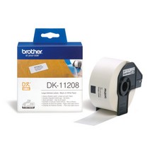 브라더 정품 라벨테이프 DK-11208 규격지 38mm x 90mm 400장, 상세 설명 참조