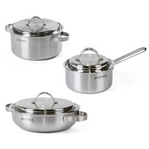 쉐라프 스텐 통3중 냄비 세트(16편수+20양수+24전골), 단품