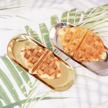 실버 메탈 트레이 골드 주얼리 악세사리 진열대 카페 인테리어 화장품 소품정리대, 라운드 골드