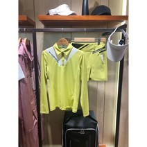 한국 오리지널 싱글 마스터 바니 골프 여성 가을 ​​날씬한 핏과 속건성 긴팔 베이스 코트