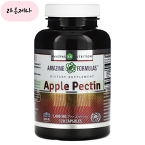 홈쇼핑 어메이징 뉴트리션 Apple Pectin 1400mg 120캡슐, 1개, 120개