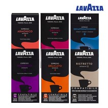 라바짜 네스프레소 호환 캡슐 에스프레소 6가지향(랜덤) 총50개입, 02_라바짜 6종혼합 60개입