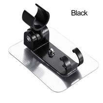 알루미늄 샤워 홀더 조절 펀치 무료 욕실 헤드 스탠드 벽 젤 마운트 주방 화장실 액세서리, black