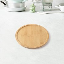 원형 대나무 나무트레이 우드트레이(20cm) 키친몰, 단품