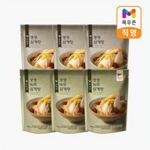 목우촌 녹두 삼계탕 3개+생생 삼계탕 3개(총6개)