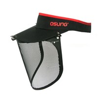 오에스씨 오성 예초기안면보호구 OSC-950S (모자포함) 스테인레스망 탈부착 예초벌초용품 안면보호구