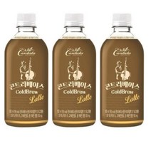 롯데칠성음료 칸타타 콘트라베이스 콜드브루 라떼 500ml 24개, 상세페이지 참조, 상세페이지 참조