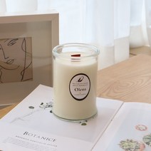 올렌스 소이캔들 대용량 향초 제시 750ml 스모크리스 심지, 8.클린코튼 스모크리스심지