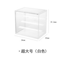 조립식 피규어 장난감 수납 유리 아크릴 진열장철제선반 조립식 앵글 시스템장 피규어장식장 무타공선반 유리장식장 아크릴제작 장난감수납장 아크릴장식장 드레스룸장식장 유리진열장, 오버사이즈 화이트 342331.6cm 논플립 접착