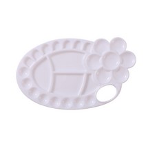 손가락 걸이 꽃잎 물감 팔레트 미술학원 수채화 유화 취미미술 빠레트