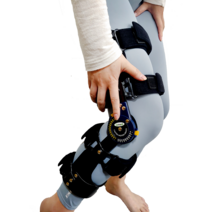 [십자인대보조기이즈메디] 이즈메디 의료용 각도조절 무릎보조기 ACL 전방십자인대 좌측 우측, XL-우