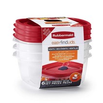 컴퍼니24 러버메이드 식품 보관 용기 21개 세트, 21-Pack