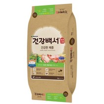 건강백서 어덜트 곡물 건강한 체중 반려견 사료, 1개, 6kg