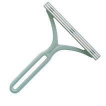 이중 사용 보풀 제거기 린트 제거제 양면 수동 3중 면도 디자인 제거기배터리 필요 없음 정, 녹색