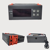 WK7016C1 110-220V 온도 습도 컨트롤러 온도 조절기 센서 NTC 센서 검정색, 보여진 바와 같이