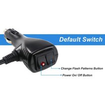 견인 트럭 차량용 비상 스트로브 라이트 바 레드 블루 앰버 화이트 90led 지붕 상단 법 집행 위험 깜박이는 LED, Half Amber HalfWhtie, 30 LED 36CM 90W, Cigarette Switch