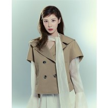 더엣지 24SS 숏 케이프 트렌치