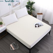 니라이프 단색 클래식 매트리스커버 SS/S/Q/K/LK, 베이지색