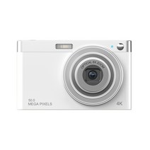 학생 디지털 4K 교정 입문 DSRL 5000 DSLR카메라, T01-실버화이트(스탠다드 카드없음)렌즈, C01-공식 스탠다드