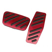 쉐보레 임팔라 스테인레스 스틸 자동차 풋 페달 액셀 브레이크 미끄럼 방지 페달 커버 2014 2015 2016 2017 호환, 02 2 pcs