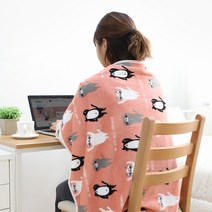 블랭킷 무릎담요 블랑켓 극세사 사무실 학교 까페 소형 캐릭터