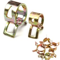 호스밴드 고무 호수 커넥터 정리고정 철사 10 개대 스프링 밴드 연료 호스 클립 실리콘 파이프 클램프 재사용 가능한 옵션 6mm 7mm 8mm 9mm 10mm 11mm 12mm 1, 7.12mm