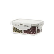 [RA†]락앤락 스테커블 직사각 2칸 밀폐용기 350ml 반찬 냉장고정리 수납 밀폐통 밀페 주방용품 밀폐 음식보관 수납함 물보관▨_ea, ε본상품ε
