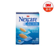 [3M 넥스케어] 넥스케어 숨쉬는 방수밴드 투명 혼합형 30매