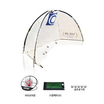 골프연습망풀세트 옥상 골프연습장 설치 만들기 실내 스윙 연습 가정용 개인, 텐트형네트