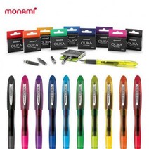 모나미만년필 필기도구 모나미 카트리지 만년필 올리카 펜, 만년필-퍼플