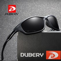 DUBERY 편광 미러렌즈 선글라스 스포츠 낚시 자전거 등산, SAND BLACK/AZURE