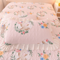 ROGBID【베개 커버】퀼팅 베갯잇 커버 베갯속 풍 싱글 베갯잇 베갯잇 한 쌍