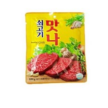J-MALL 대상청정원 쇠고기맛나 100g부터 1kg까지 조미료 양념, 100g, 2개