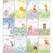 마음담아 60장세트 감성 일러스트 동화속 동물 엽서, 60장, 엽서60장세트