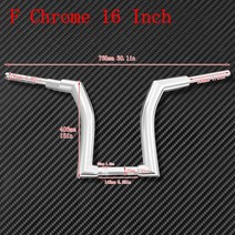 자토바이 팻바이크 할리 투어링 로드 킹 FLHR 소프트테일 다이나 브레이크아웃 슬림 팻보이, 6.F Chrome 16 inch