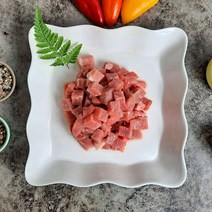 한돈 카레용 고기 2kg/1kg 돼지고기 뒷다리살 짜장용 뒷고기 카레 짜장 찌개용 국내산 돼지 다리살, 한돈 카레용 돼지고기 2kg_1.5cm 큐브모양