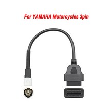 자동차 회로 할리Ducati 모토 OBD 연장 케이블위한 KTM 6pin위한 HONDA YAMAHA 기관 자전차 motobike위한, 05 green