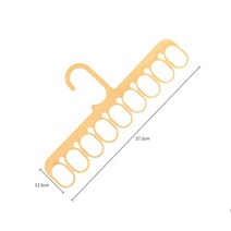 멀티 포트 지원 옷걸이 건조 랙 다기능 플라스틱 양말 보관 가정용 공간 절약 주최자, 하나, Yellow