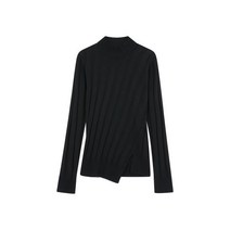 STELLA MCCARTNEY 스텔라 매카트니 언밸런스 립 조직 니트 - 블랙
