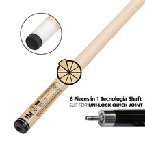 고급 당구 큐대 3쿠션 개인큐 풀 스틱 샤프트 팁 조각 샤프트 키트 샤프트 중국, 10-10.8mm, 8-in-1