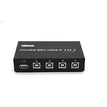 철근탐사기 4포트 USB 2.0 수동 공유 스위치 박스 컴퓨터 PC 프린터 스캐너 1 개, 한개옵션0
